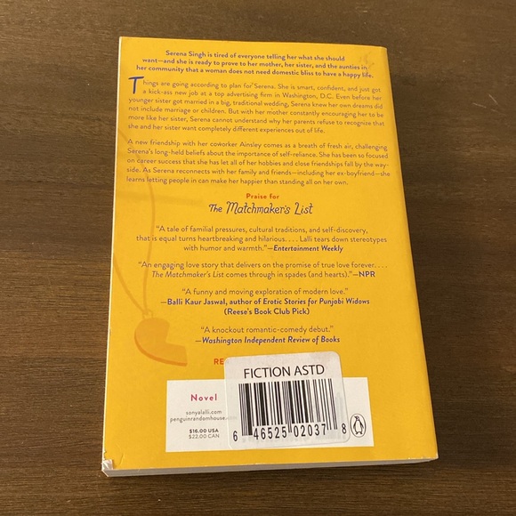 Serena Singh Flips the Script (a novel) by Sonya Lalli - Picture 2 of 3